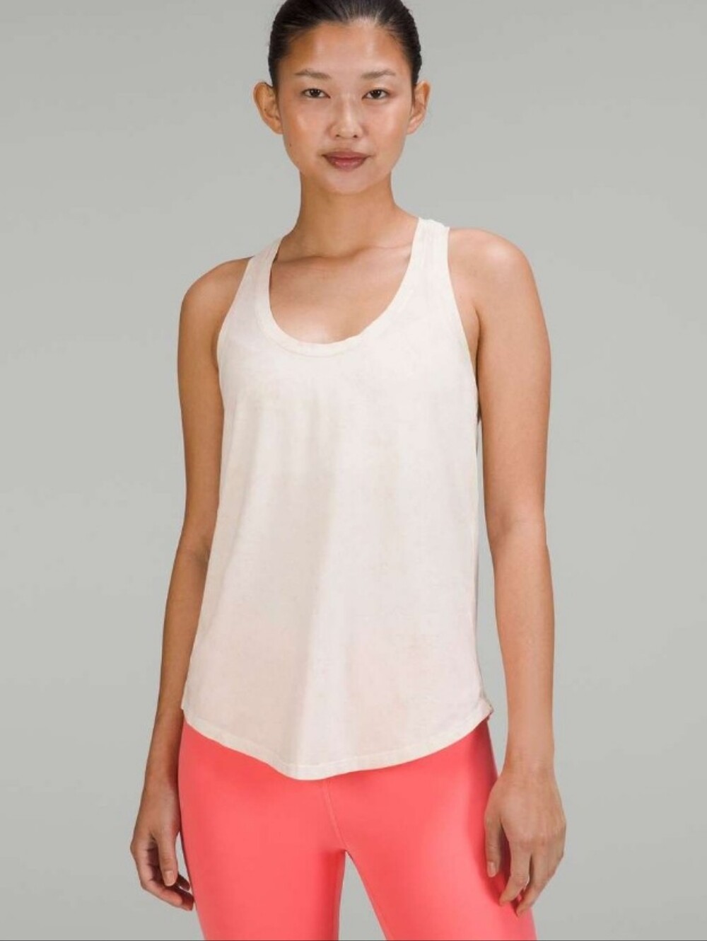 Lululemon Love Tank Top With Pink And Orange Splats *No Size Tag*